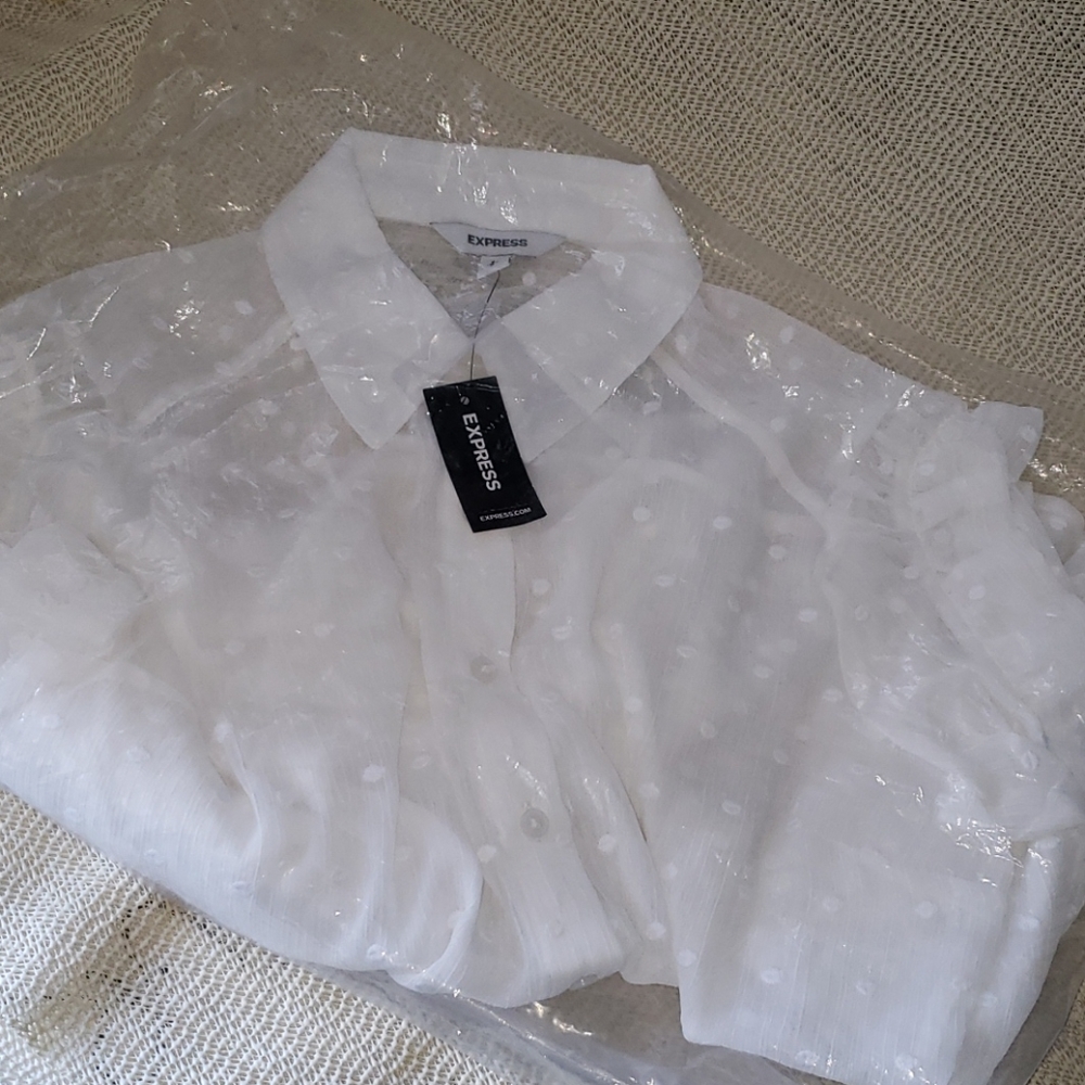 Nwt express womens button down
